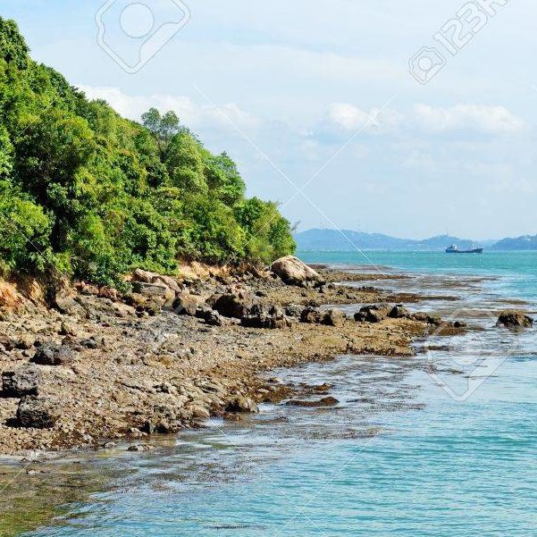 Shoreline Of Lazarus Island Singapore