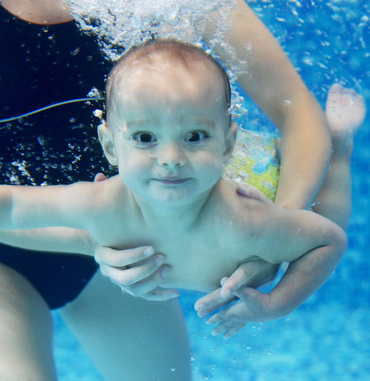 Swimming Class at Aqua Babies, Hong Kong