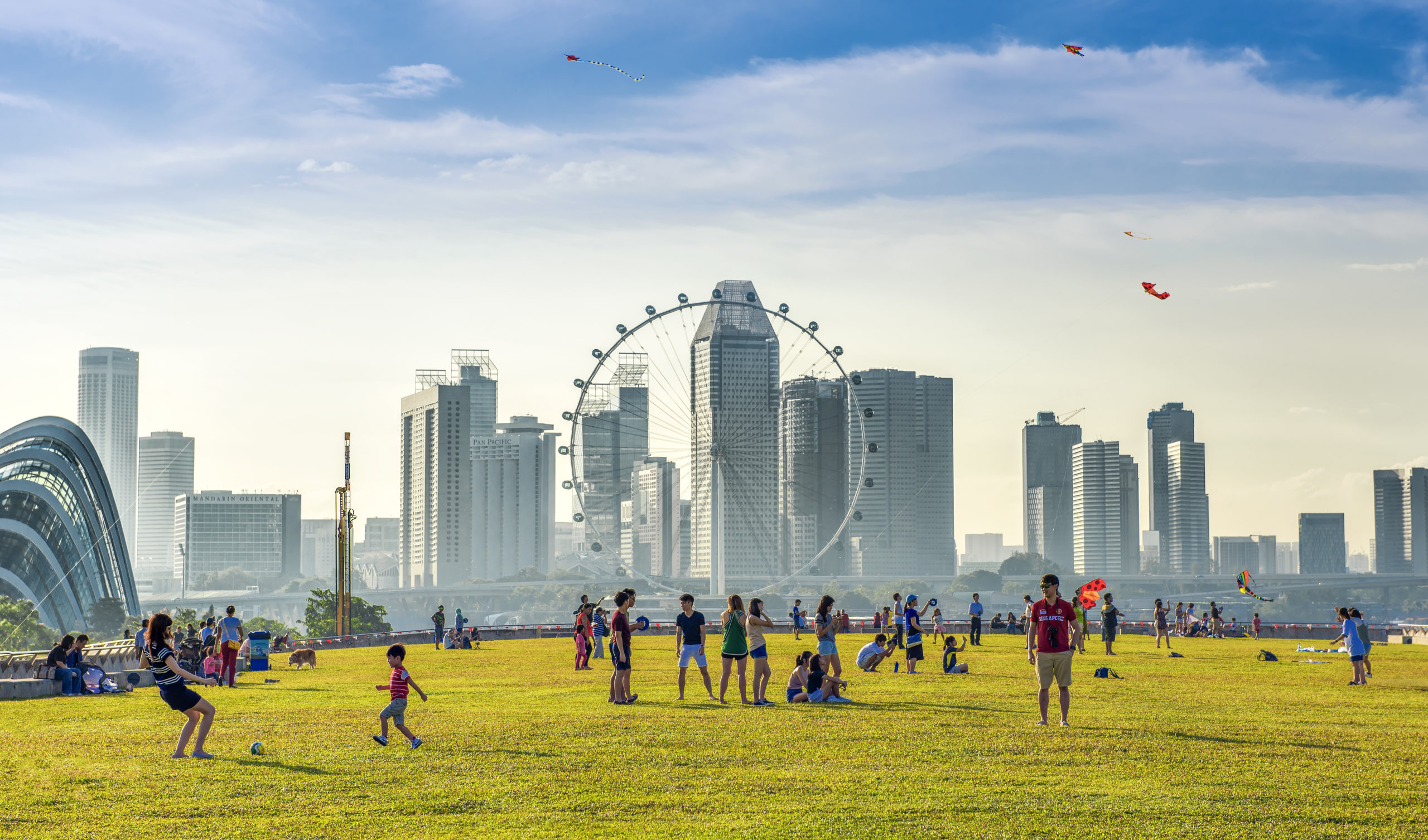 Сингапур 2010. Marina Barrage. Сингапур люди. Сингапур игра.