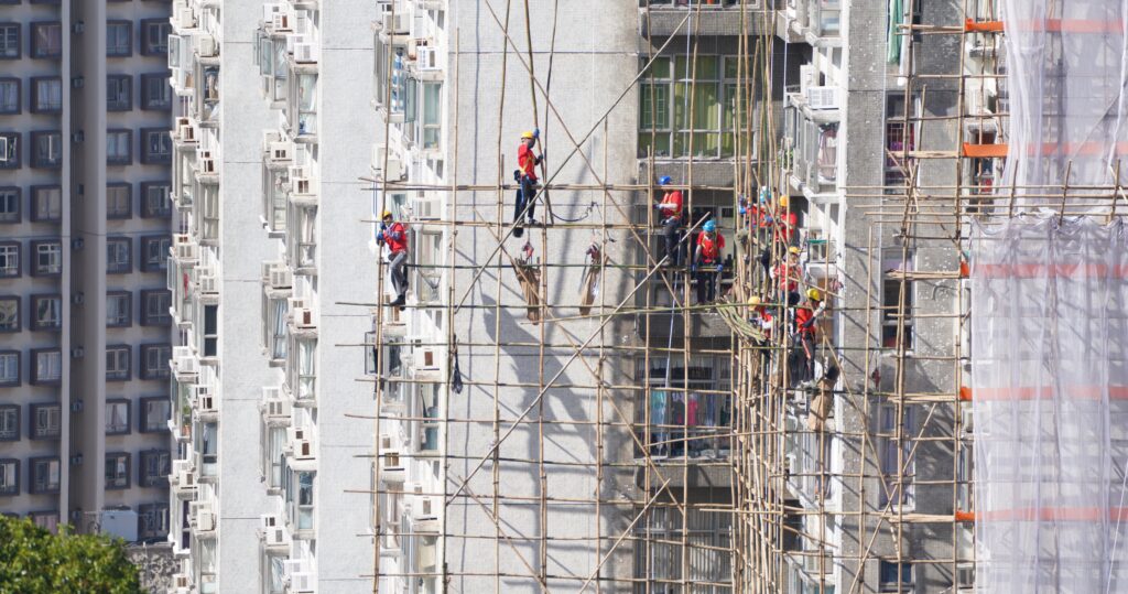 hong kong bamboo scaffolding